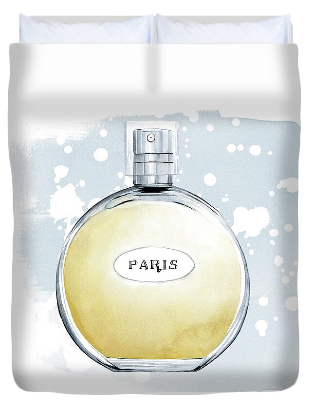 Fashion Duvet Cover featuring the painting Parfum Iv #1 by Grace Popp