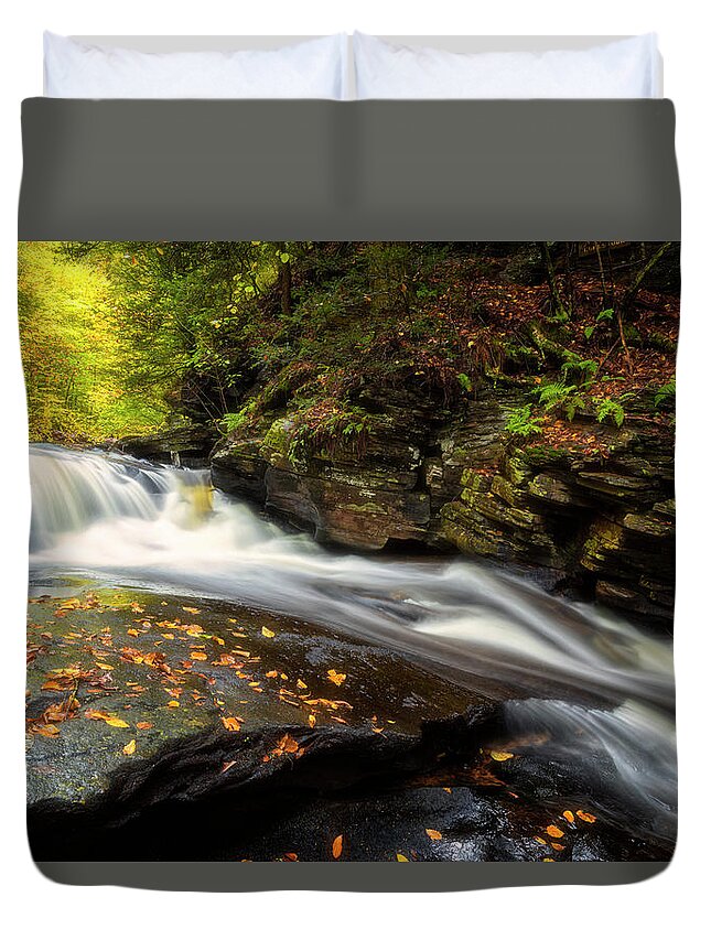 Rushed Duvet Cover featuring the photograph Rushed #1 by Russell Pugh