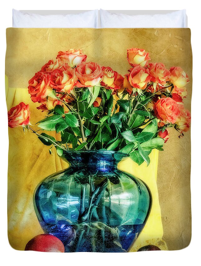 Roses Duvet Cover featuring the photograph Summer Dreams #1 by Sandra Selle Rodriguez