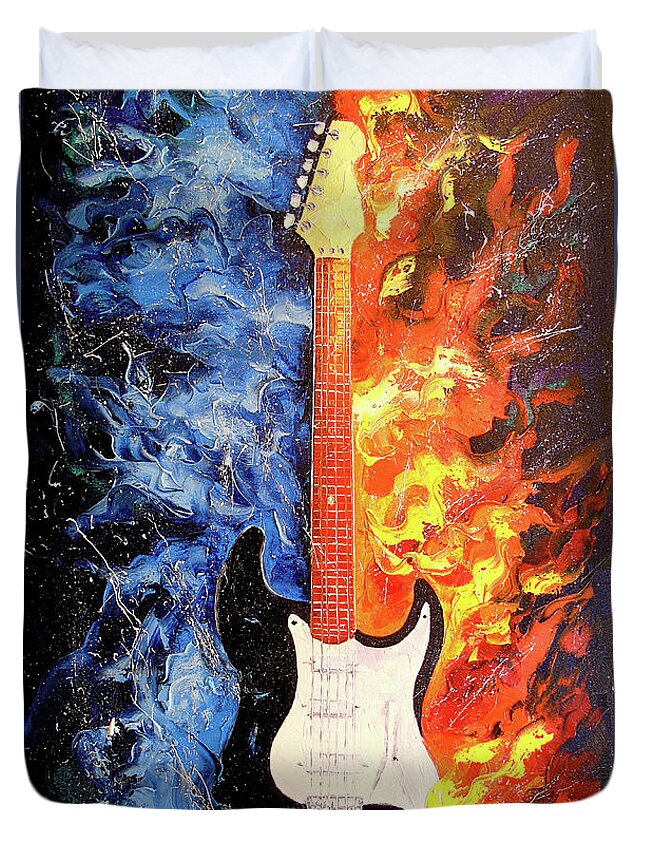 The sound of the guitar Paintings by Olha Darchuk 