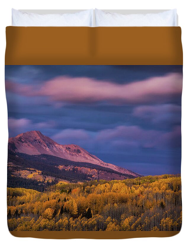 America Duvet Cover featuring the photograph The Whisper Of Clouds by John De Bord