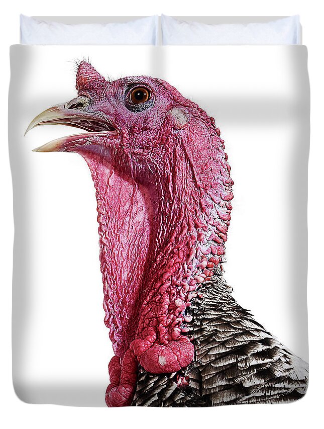 Ugliness Duvet Cover featuring the photograph Turkey #1 by Gandee Vasan
