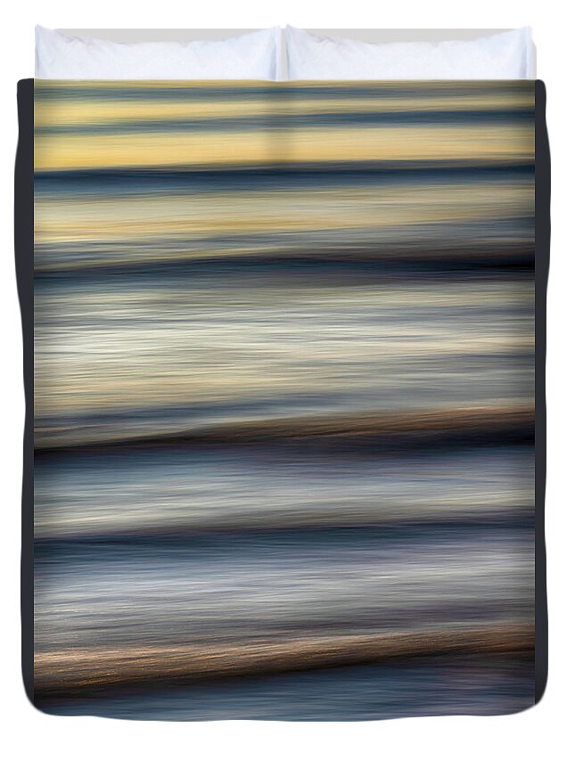 Wave Duvet Cover featuring the photograph Waves #1 by Brad Bellisle