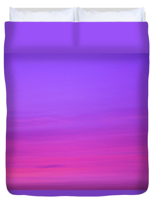 Purple Duvet Cover featuring the photograph Clouds #12 by Dennis Mccoleman