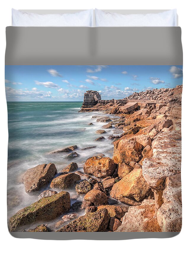 Pulpit Rock Duvet Cover featuring the photograph Portland Bill - England #13 by Joana Kruse