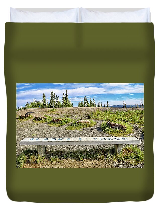 Yukon Canada Duvet Cover featuring the photograph Yukon Canada #13 by Paul James Bannerman