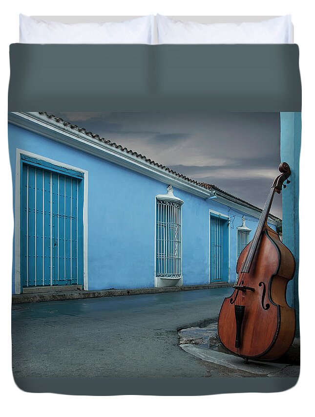 Tranquility Duvet Cover featuring the photograph Cuba. Santiago De Cuba. Calle Heredia by Buena Vista Images