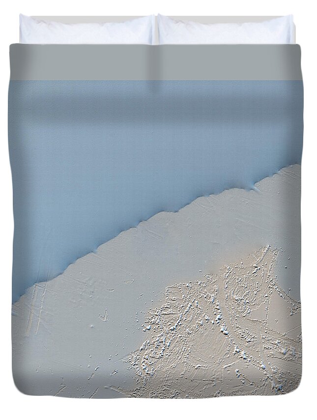 Chemistry Duvet Cover featuring the photograph Polysilazane, Sem #2 by Meckes/ottawa