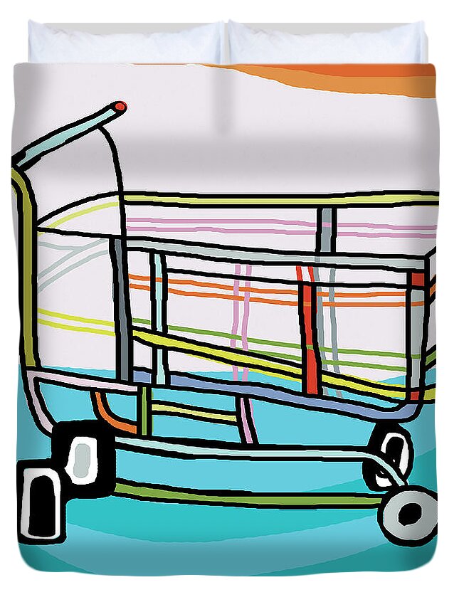 Grocery Cart Duvet Covers
