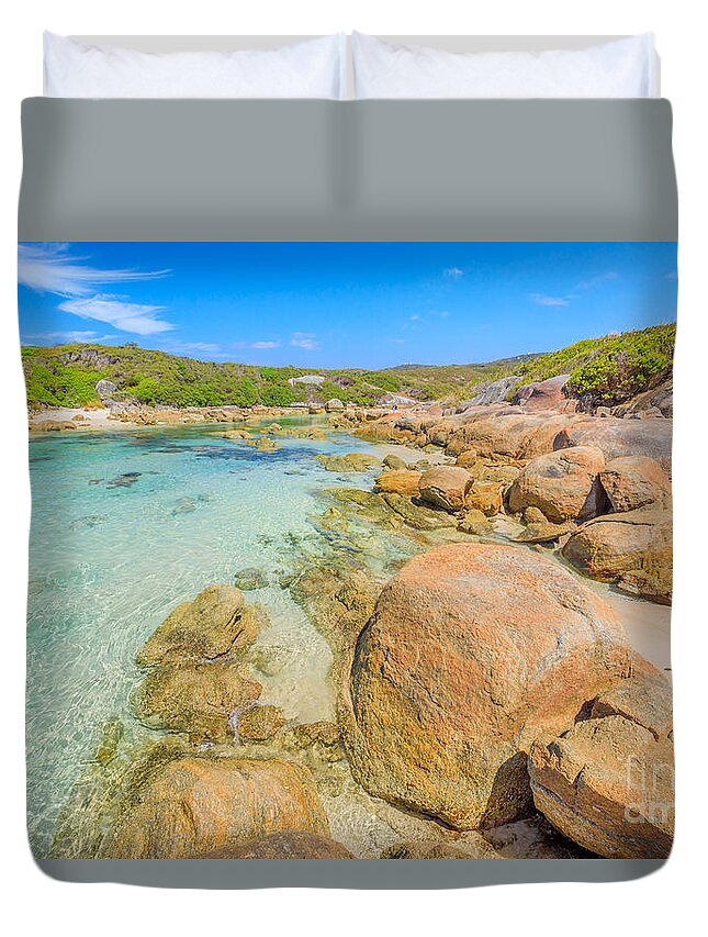 Western Australia Duvet Cover featuring the photograph William Bay Western Australia #2 by Benny Marty