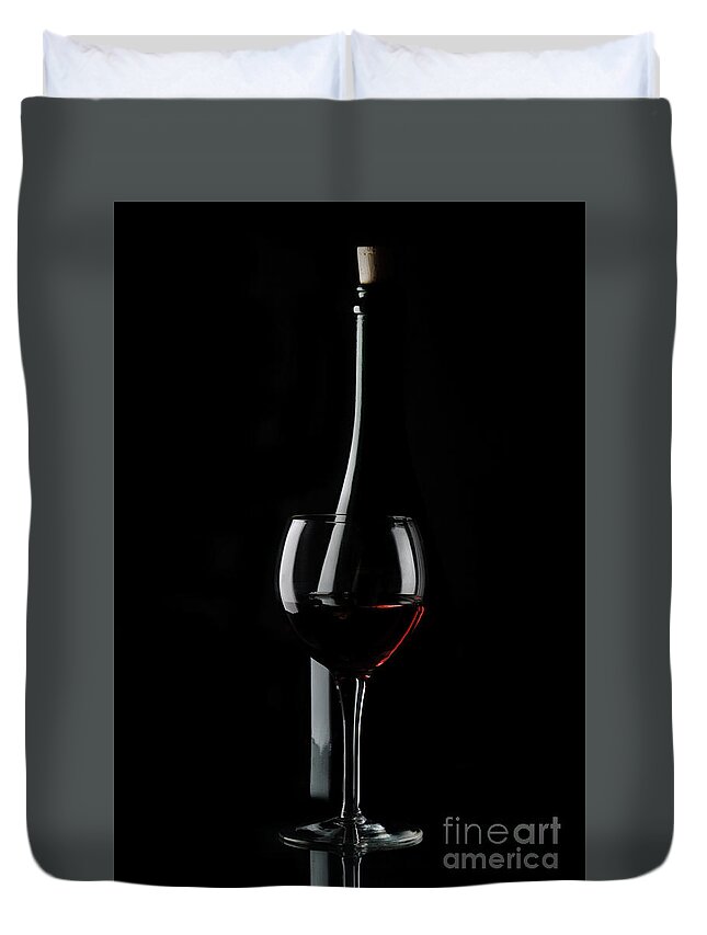 Wine Duvet Cover featuring the photograph Wine #2 by Jelena Jovanovic