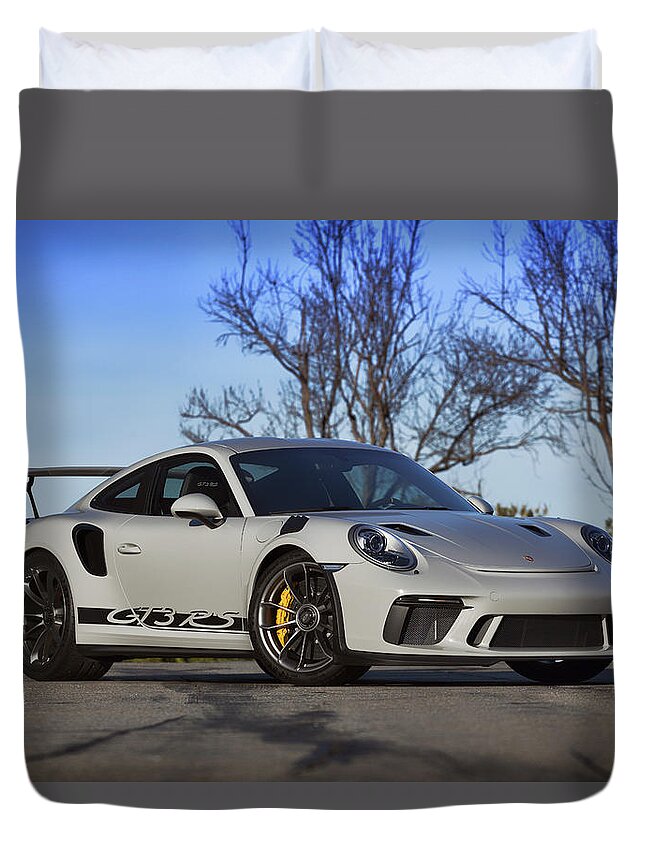 Cars Duvet Cover featuring the photograph #Porsche 911 #GT3RS #Print #23 by ItzKirb Photography