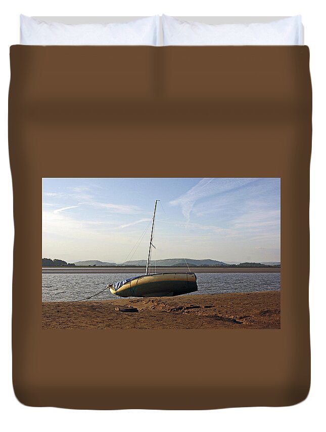 Cumbria Duvet Cover featuring the photograph 31/05/14 CUMBRIA. Arnside. by Lachlan Main