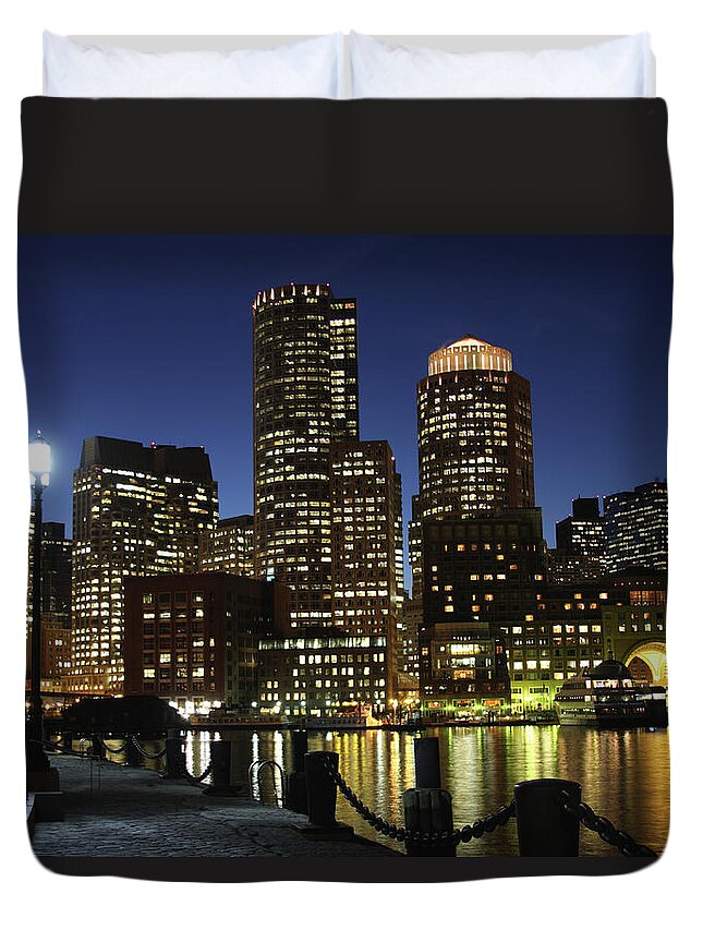 Financial District Duvet Cover featuring the photograph Boston, Massachusetts #4 by Denis Tangney Jr