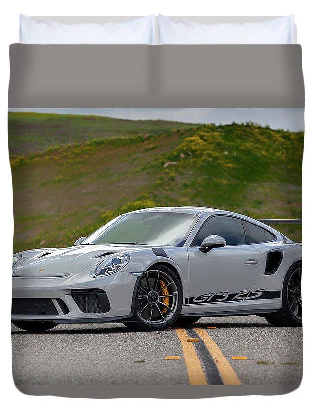Cars Duvet Cover featuring the photograph #Porsche 911 #GT3RS #Print #45 by ItzKirb Photography