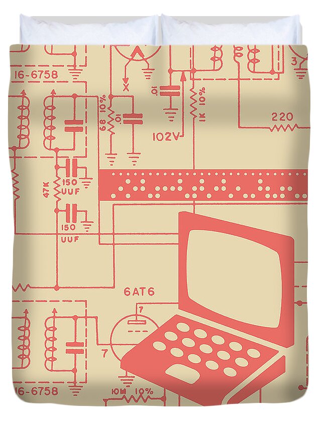 Computer Chip Duvet Covers