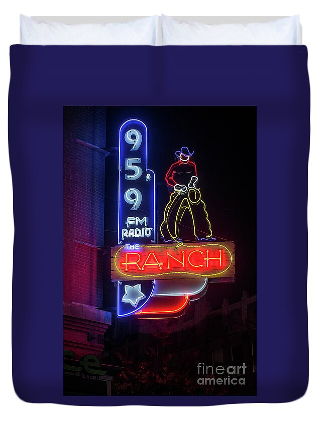 95.9 The Ranch Duvet Cover featuring the photograph 95.9 The Ranch #959 by Imagery by Charly