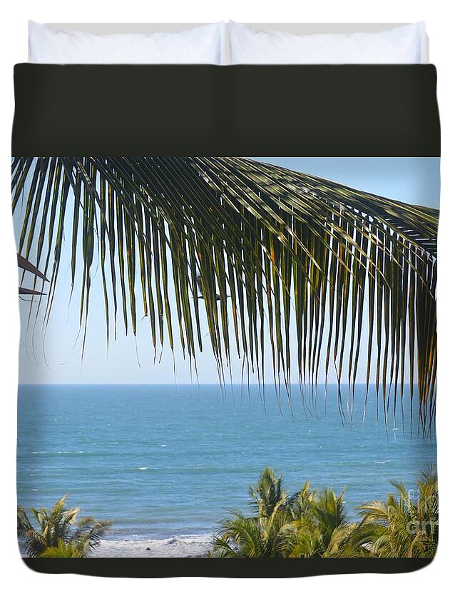Aicy Duvet Cover featuring the photograph A Moment in Time in Emerald Bay by Aicy Karbstein