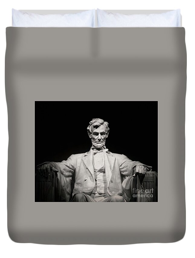 Abe Lincoln Duvet Cover featuring the photograph Abe Lincoln by Doug Sturgess