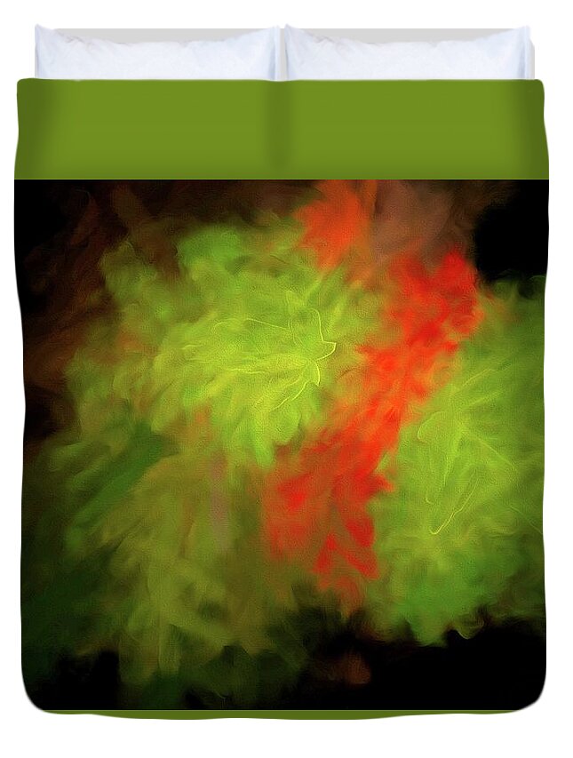 Background Duvet Cover featuring the digital art Abstract No. 60 by Steve DaPonte