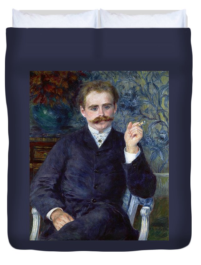 B1019 Duvet Cover featuring the painting Albert Cahen 1864-1903 by Pierre-auguste Renoir