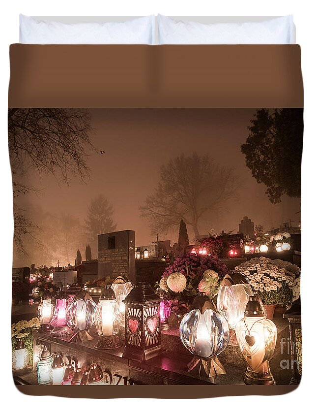 All Saints' Day Duvet Cover featuring the photograph All Saints' Day by Juli Scalzi