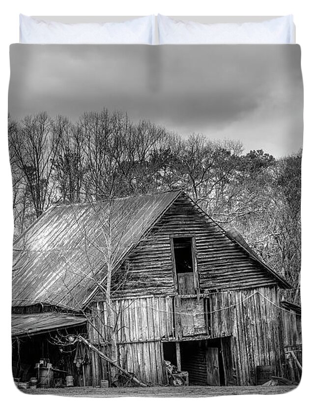 Appalachia Duvet Cover featuring the photograph Along the Country Backroads by Debra and Dave Vanderlaan