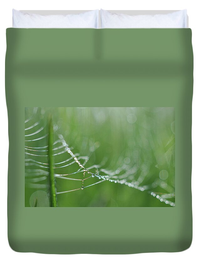 Green Duvet Cover featuring the photograph Amazing by Michelle Wermuth