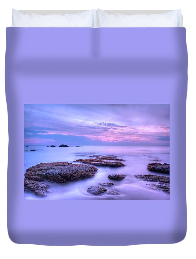 Scenics Duvet Cover featuring the photograph Andaman Sea by Photography Aubrey Stoll