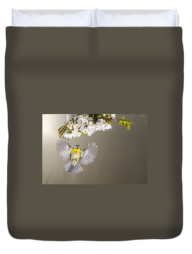 Animal Themes Duvet Cover featuring the photograph Angel by Mike Meysner Photography