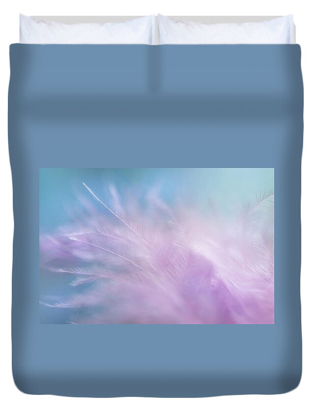Jenny Rainbow Fine Art Photography Duvet Cover featuring the photograph Angels Flight Series. Tenderness by Jenny Rainbow