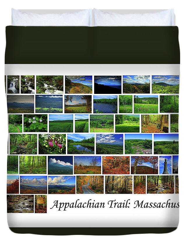 Appalachian Trail Massachusetts Duvet Cover featuring the photograph Appalachian Trail Massachusetts by Raymond Salani III