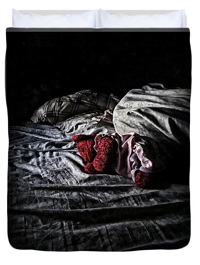 Need Duvet Cover featuring the photograph Need Snuggles by Catherine Melvin