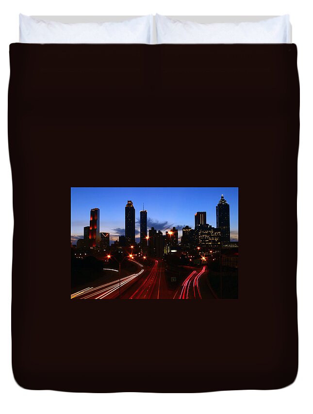 Atlanta Duvet Cover featuring the photograph Atlanta, Ga by Toddsm66