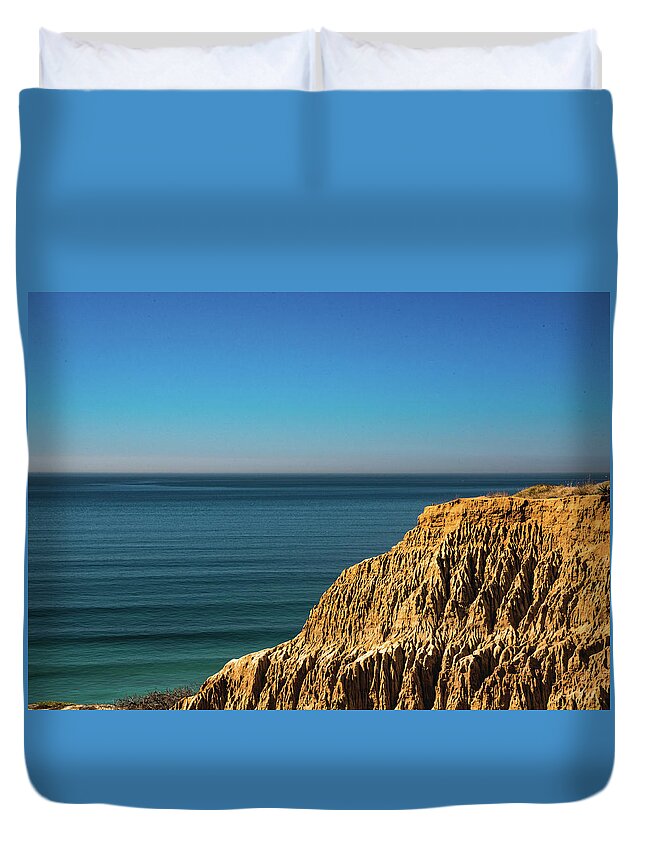 Land, Sea, and Sky Duvet Cover