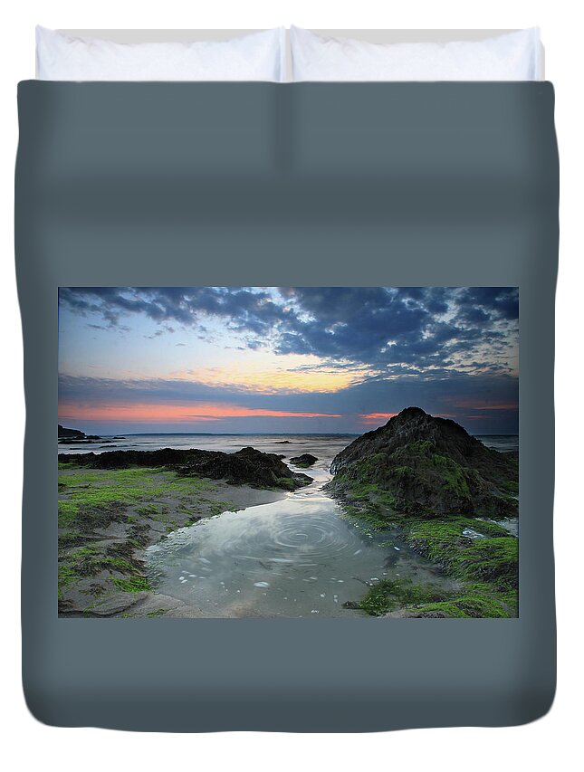 Scenics Duvet Cover featuring the photograph Bannow Bay, Wexford, Ireland by Sachin Polassery