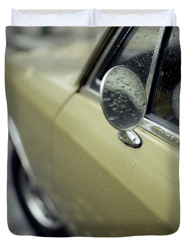 Berlin Duvet Cover featuring the photograph Berlin Car by Gaëtan Rossier - Switzerland