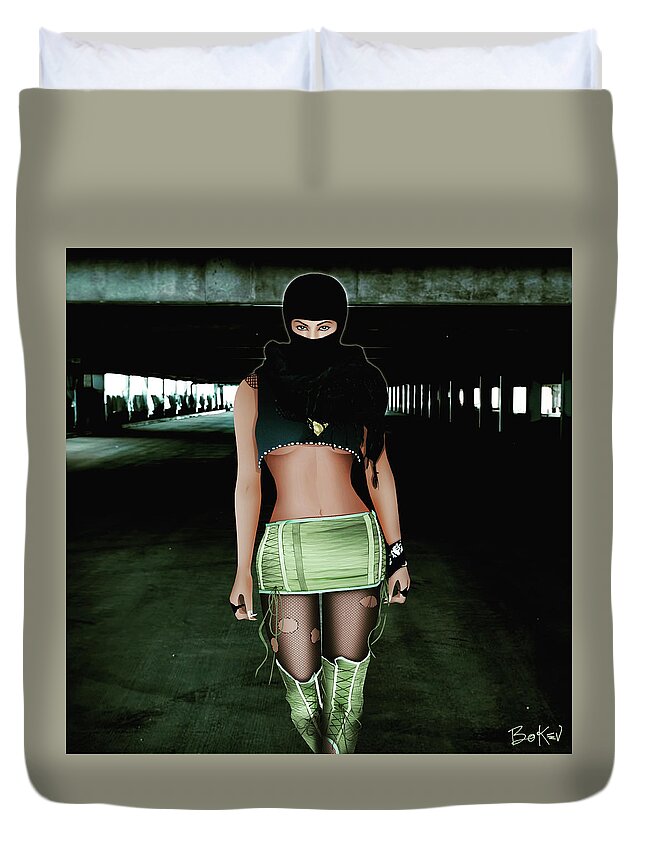 Beyonce - Superpower Duvet Cover by Bo Kev - Pixels