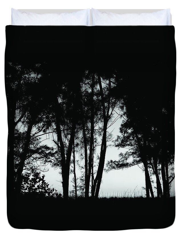 Forest Duvet Cover featuring the photograph Black Forest by Robert Stanhope
