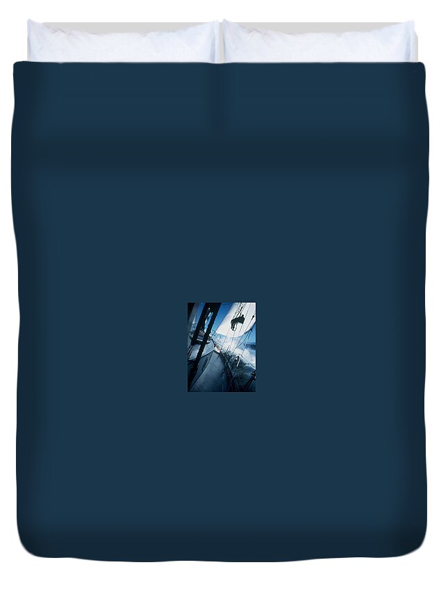 Sea Duvet Cover featuring the photograph Bliss by Fred Bailey