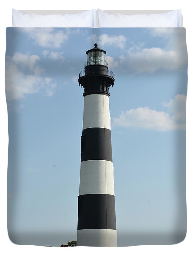 Bodie Island Lighthouse Duvet Cover featuring the photograph Bodie Island Lighthouse by Jimmie Bartlett