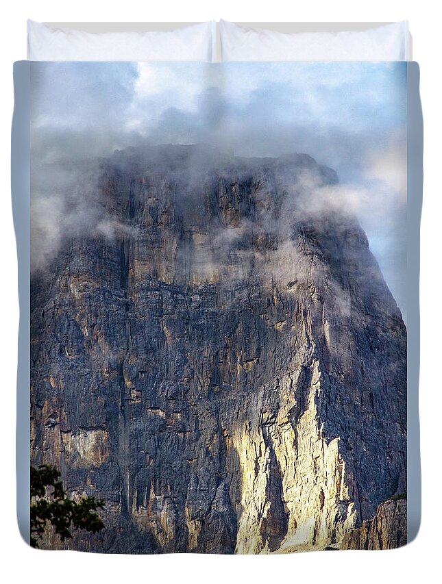 Canada Duvet Cover featuring the photograph Bow Valley Lights and Shadows by Douglas Wielfaert