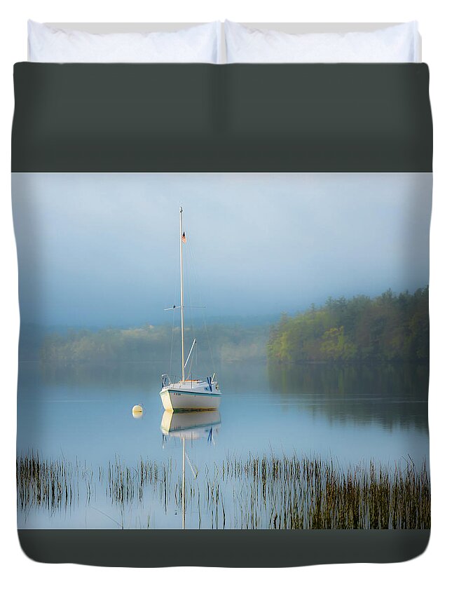 New England Duvet Cover featuring the photograph Changing Seasons by Ray Silva