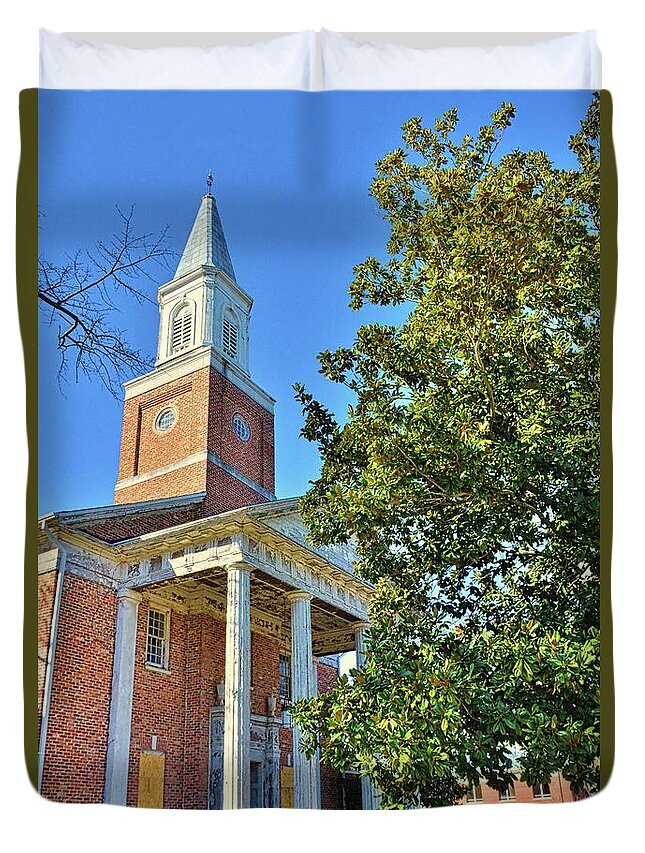Chapel Of Hope Columbia South Carolina Duvet Cover featuring the photograph Chapel Of Hope Columbia South Carolina by Lisa Wooten