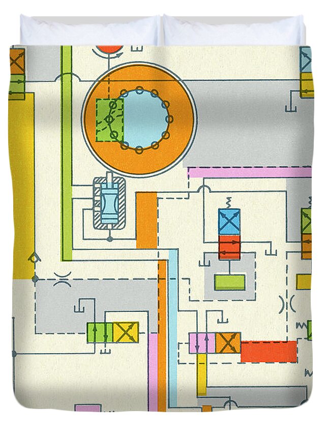 Printed Circuit Duvet Covers