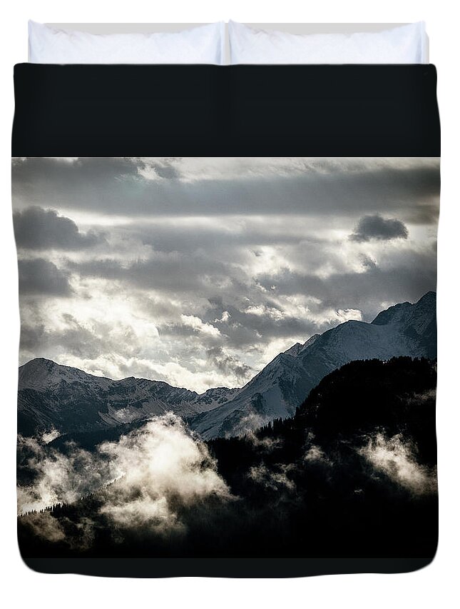 Canon 7d Mark Ii Duvet Cover featuring the photograph Clouds Above All by Dennis Dempsie