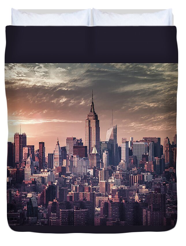 Outdoors Duvet Cover featuring the photograph Concrete Paradise by Aleks Ivic Visuals