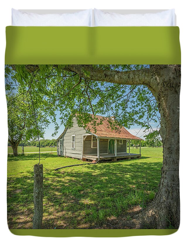Creole Duvet Cover featuring the photograph Creole Homeplace 2019-04 03 by Jim Dollar