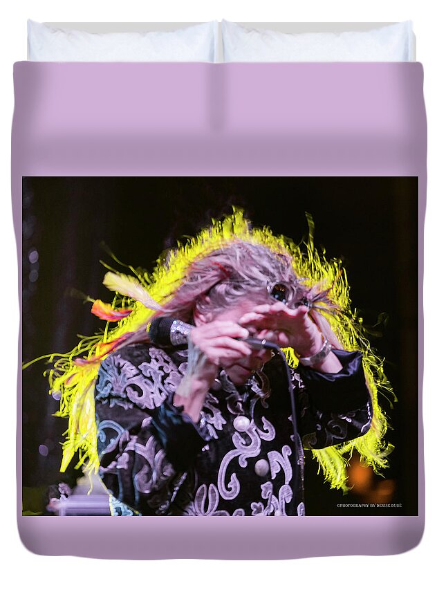 Missing Persons Duvet Cover featuring the photograph Dale Bozzio 6 by Denise Dube