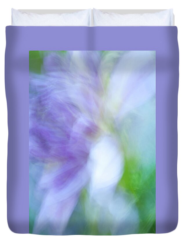 Blurred Motion Duvet Cover featuring the photograph Dancing Angel by Paul W Faust - Impressions of Light
